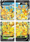Pikachu V Union Set of 4  (SWSH: Sword & Shield Promo Cards)  - Holofoil