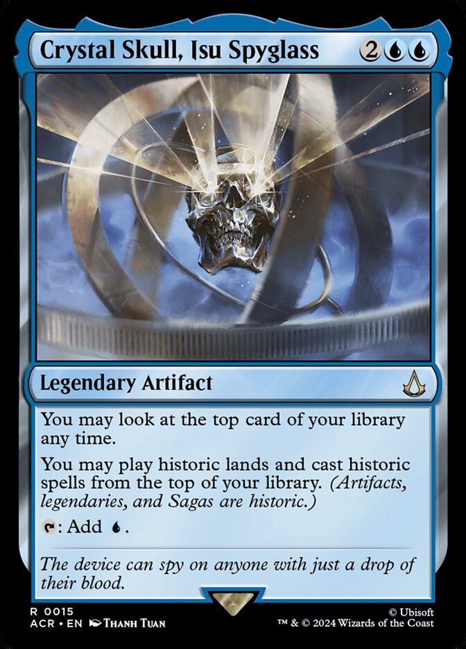 Crystal Skull, Isu Spyglass 15/110 (Universes Beyond: Assassin's Creed)  - Foil