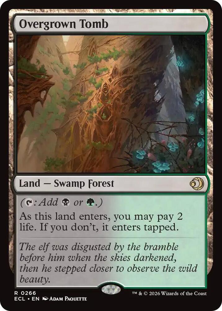 Overgrown Tomb 266 (Lorwyn Eclipsed) 