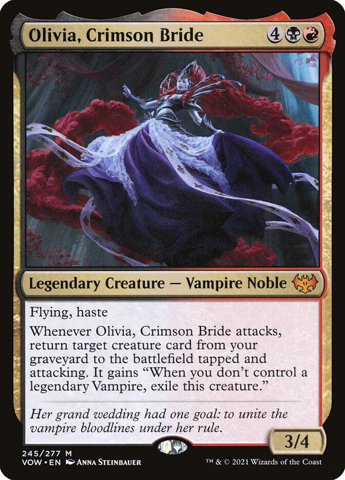 Olivia, Crimson Bride 245 (Innistrad: Crimson Vow) 