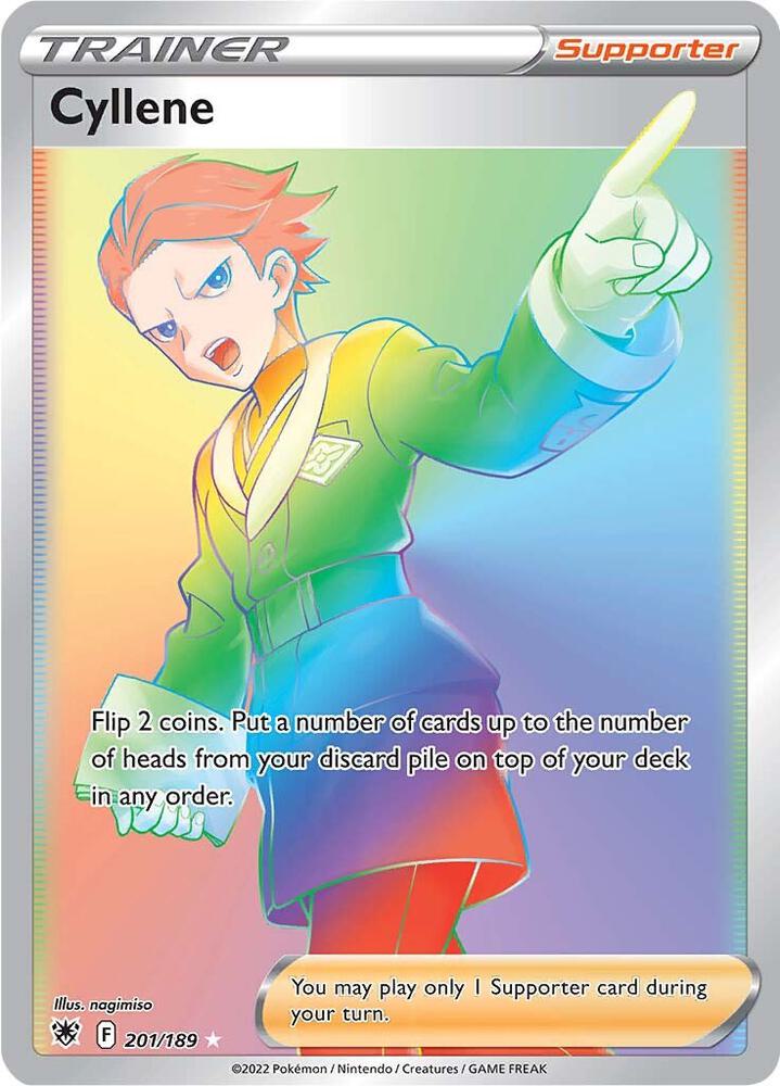 Cyllene Secret 201/189 (SWSH10: Astral Radiance)  - Holofoil