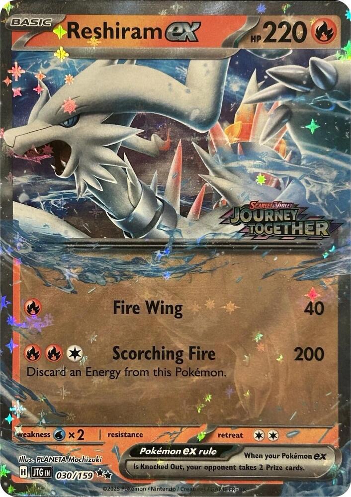 Reshiram ex Journey Together Stamped 030/159 (Miscellaneous Cards & Products)  - Holofoil