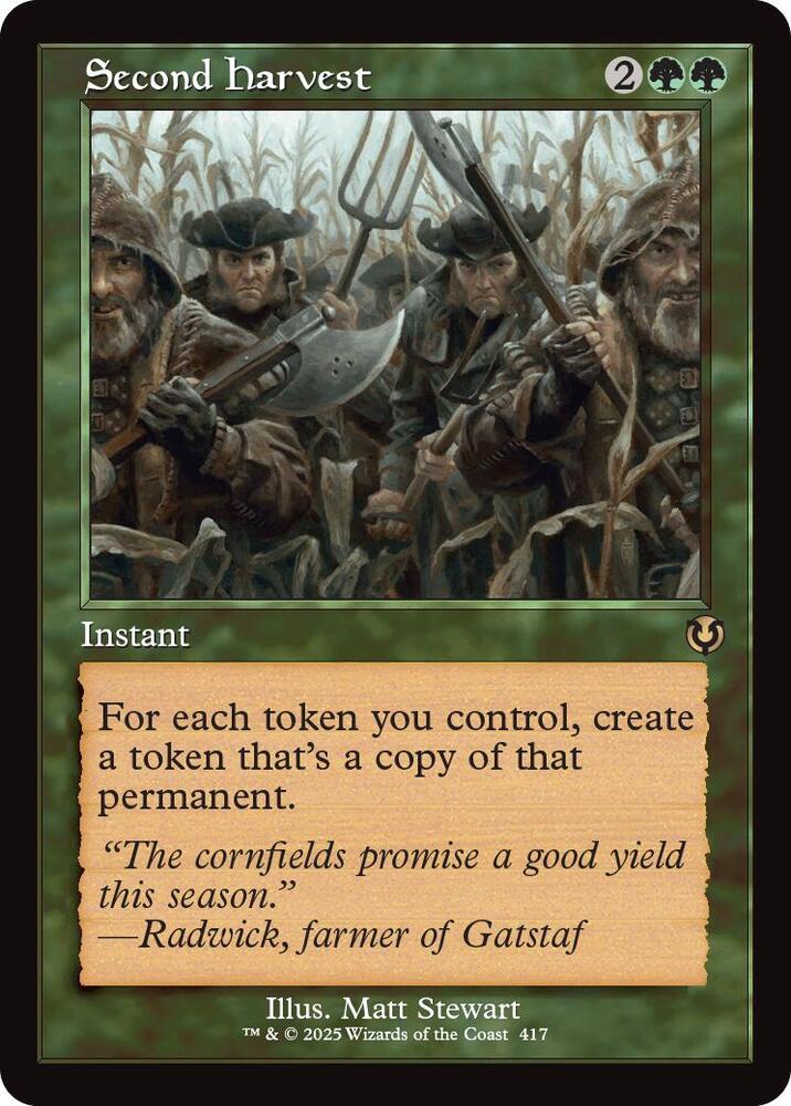 Second Harvest 417/287 (Innistrad Remastered)  - Retro
