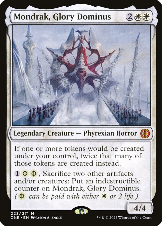 Mondrak, Glory Dominus 23 (Phyrexia: All Will Be One) 