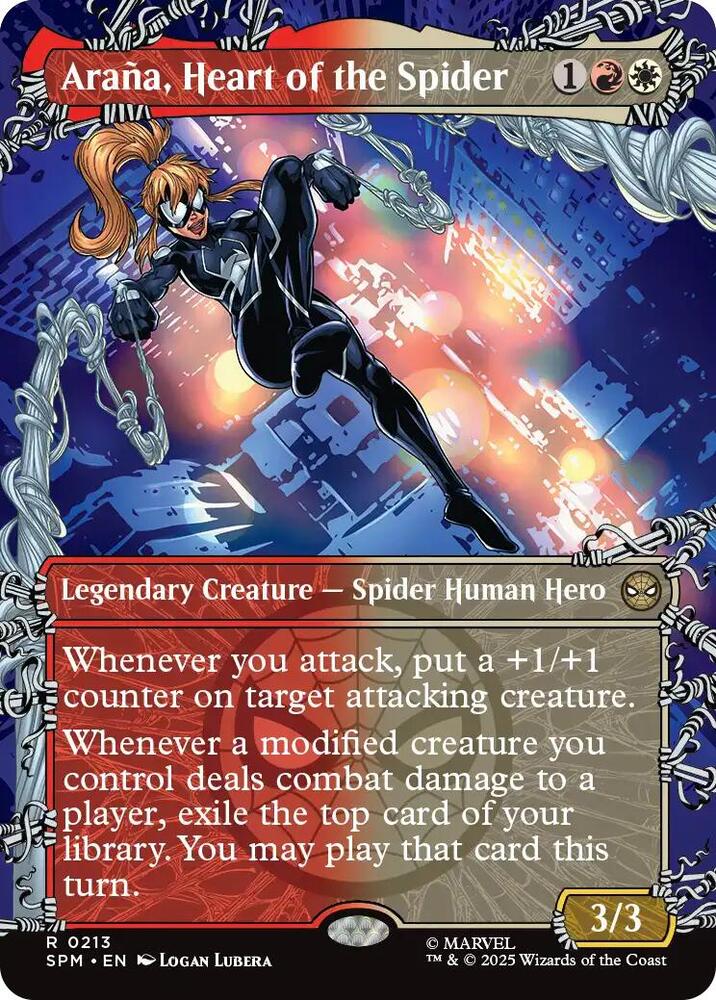 Araña, Heart of the Spider 213/198 (Marvel's Spider-Man)  - Showcase Foil