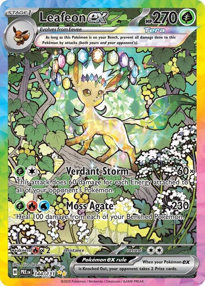 Leafeon ex 144/131 (SV: Prismatic Evolutions)  - Holofoil