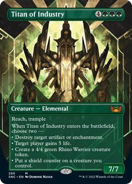 Titan of Industry Borderless 289/281 (Streets of New Capenna)  - Foil