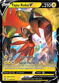 Tapu Koko V 050/163 (SWSH05: Battle Styles)  - Holofoil