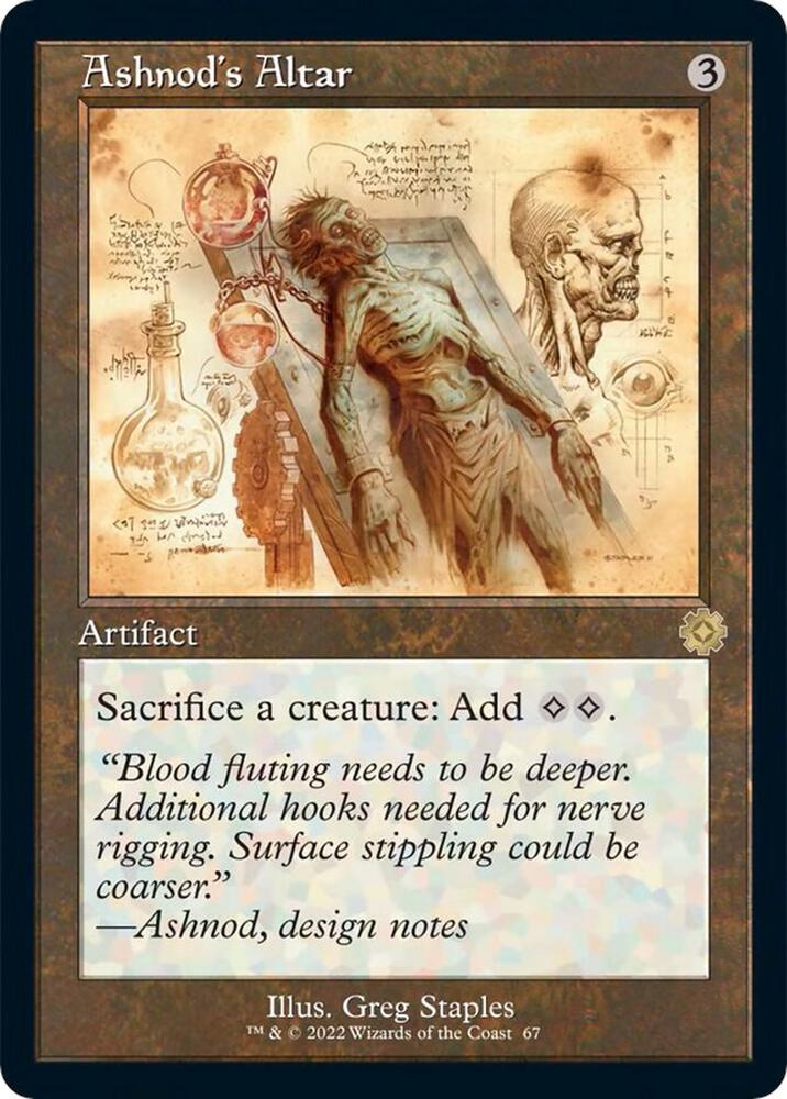 Ashnods Altar Schematic 67 (The Brothers' War: Retro Frame Artifacts) 
