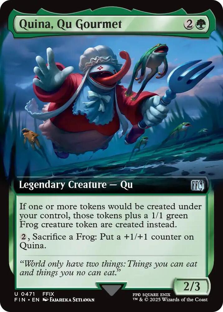 Quina, Qu Gourmet 471 (FINAL FANTASY)  - Extended Art Foil