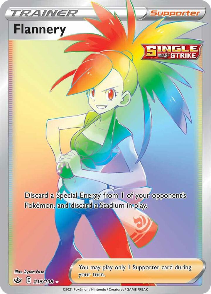 Flannery Secret 215/198 (SWSH06: Chilling Reign)  - Holofoil
