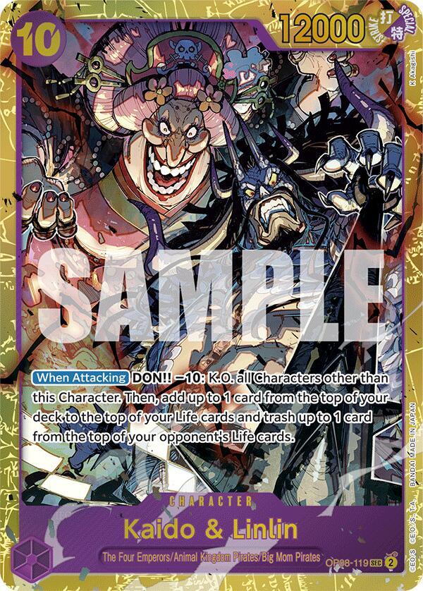 Kaido & Linlin OP08-119 (Two Legends)  - Foil