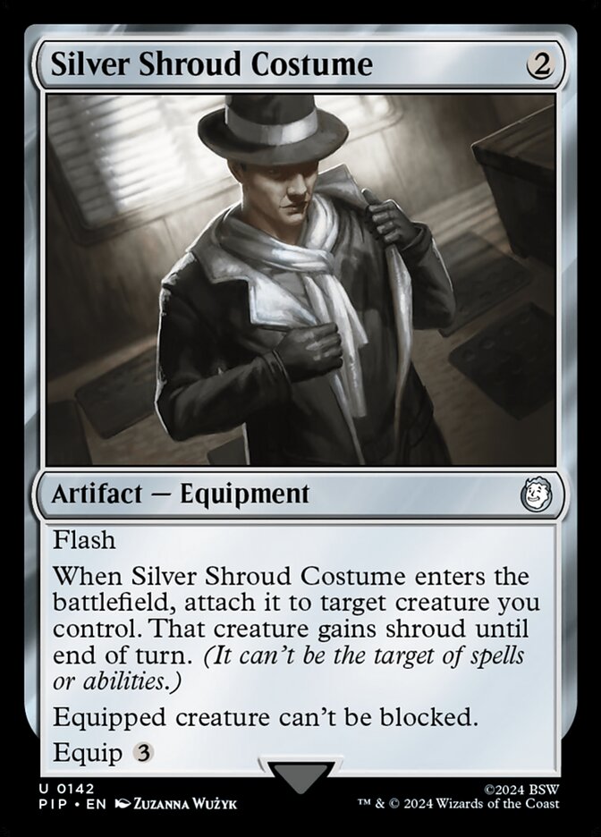 Silver Shroud Costume 142 (Universes Beyond: Fallout) 