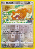 Bidoof Peelable Ditto 059/078 (Pokemon GO)  - Reverse Holofoil