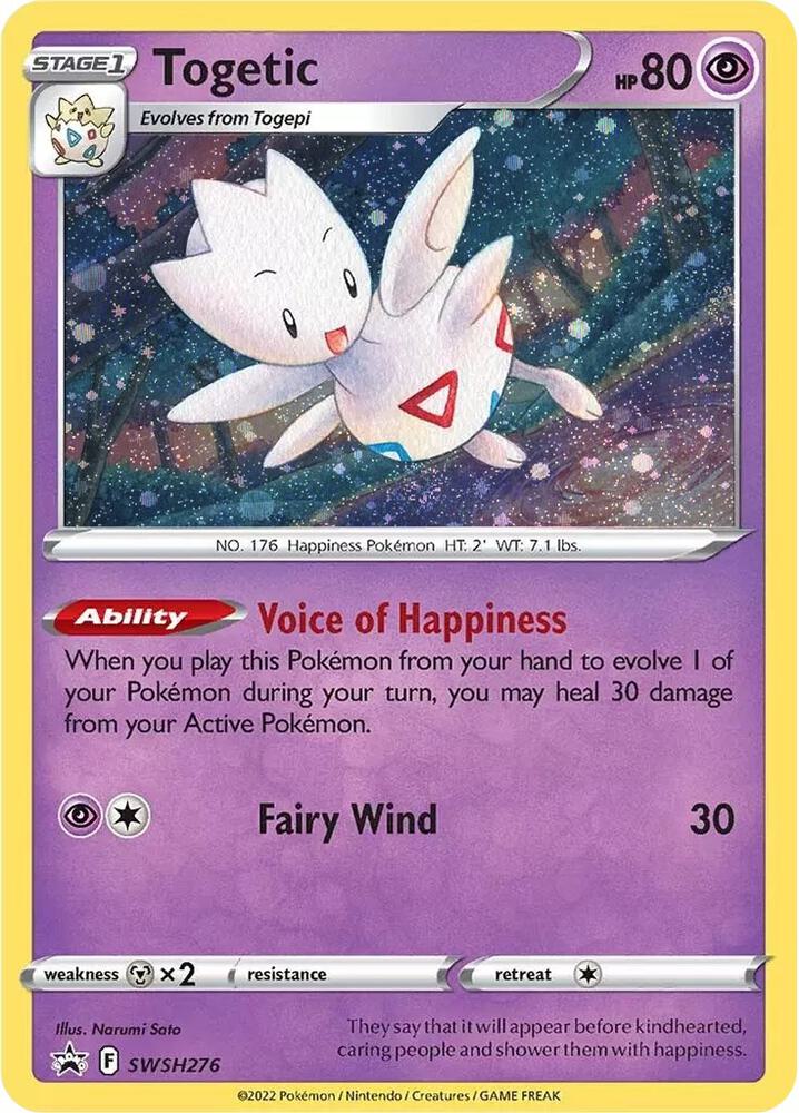 Togetic SWSH276 (SWSH: Sword & Shield Promo Cards)  - Holofoil