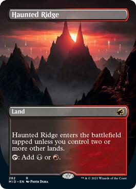 Haunted Ridge Borderless 282/277 (Innistrad: Midnight Hunt) 
