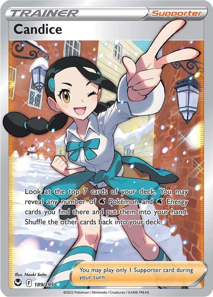 Candice 189/195 (SWSH12: Silver Tempest)  - Holofoil