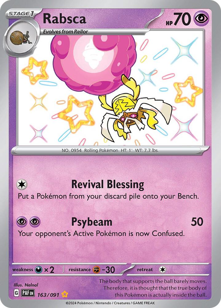 Rabsca 163/091 (SV: Paldean Fates)  - Holofoil