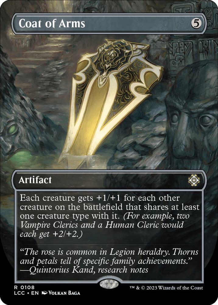Coat of Arms 108/370 (Commander: The Lost Caverns of Ixalan)  - Borderless Foil