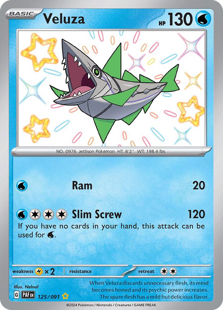 Veluza 125/091 (SV: Paldean Fates)  - Holofoil