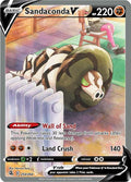 Sandaconda V 252/264 (SWSH08: Fusion Strike)  - Holofoil