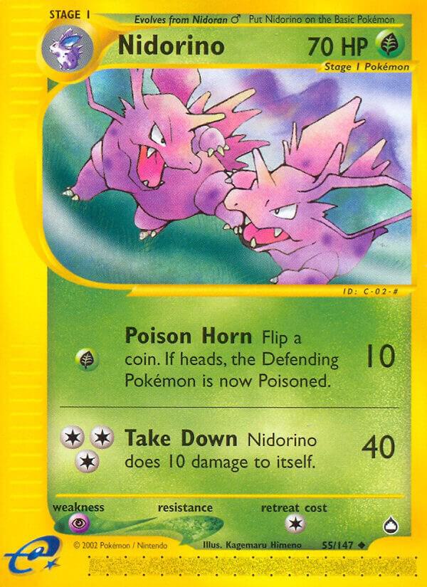 Nidorino 055/147 (Aquapolis) 