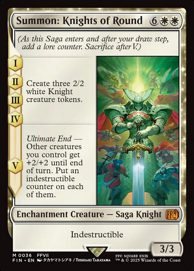 Summon: Knights of Round 36 (FINAL FANTASY) 