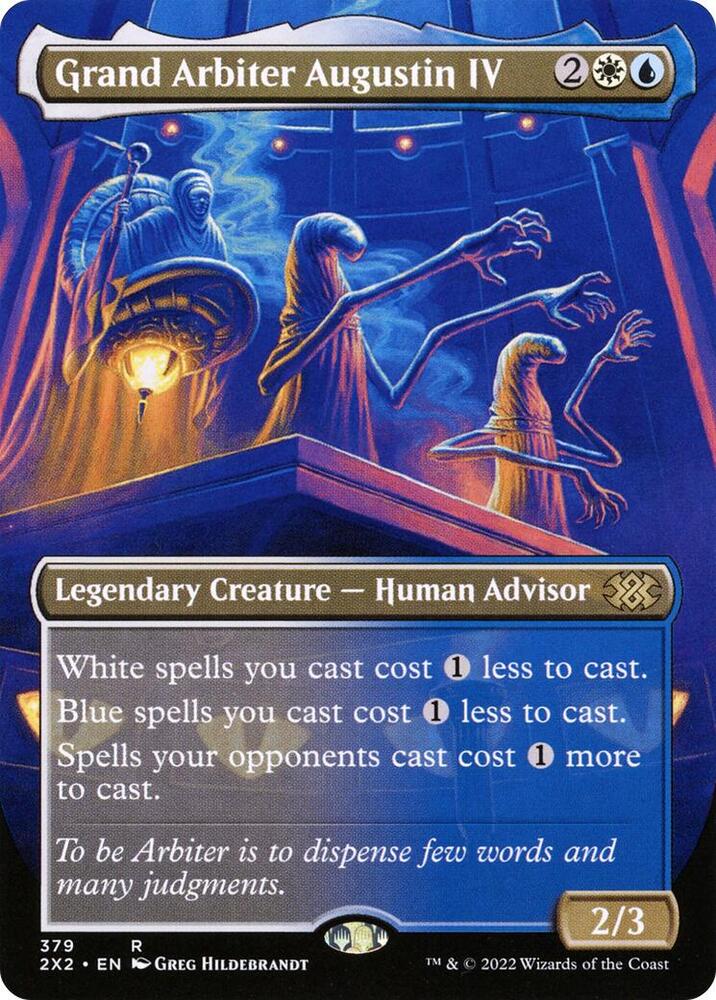 Grand Arbiter Augustin IV Borderless 379 (Double Masters 2022)  - Foil