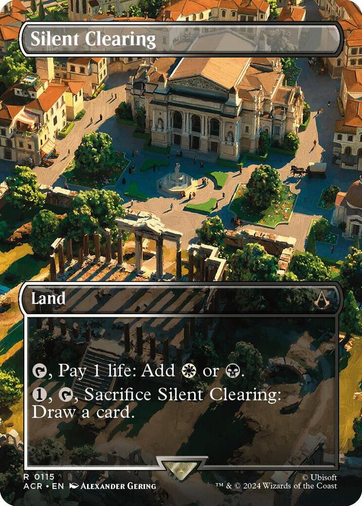 Silent Clearing 115 (Universes Beyond: Assassin's Creed)  - Borderless Foil