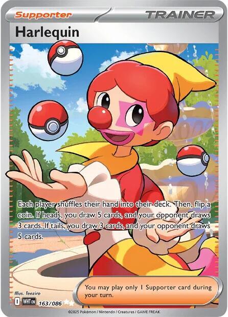 Harlequin 163/086 (SV: White Flare)  - Holofoil