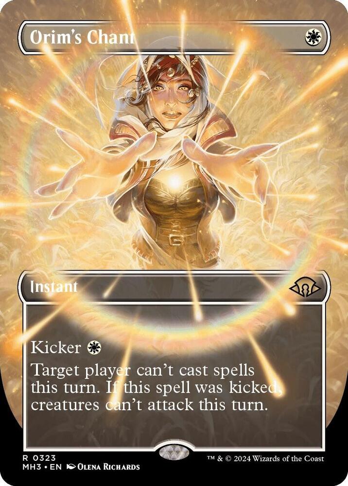 Orim's Chant 323/319 (Modern Horizons 3)  - Borderless
