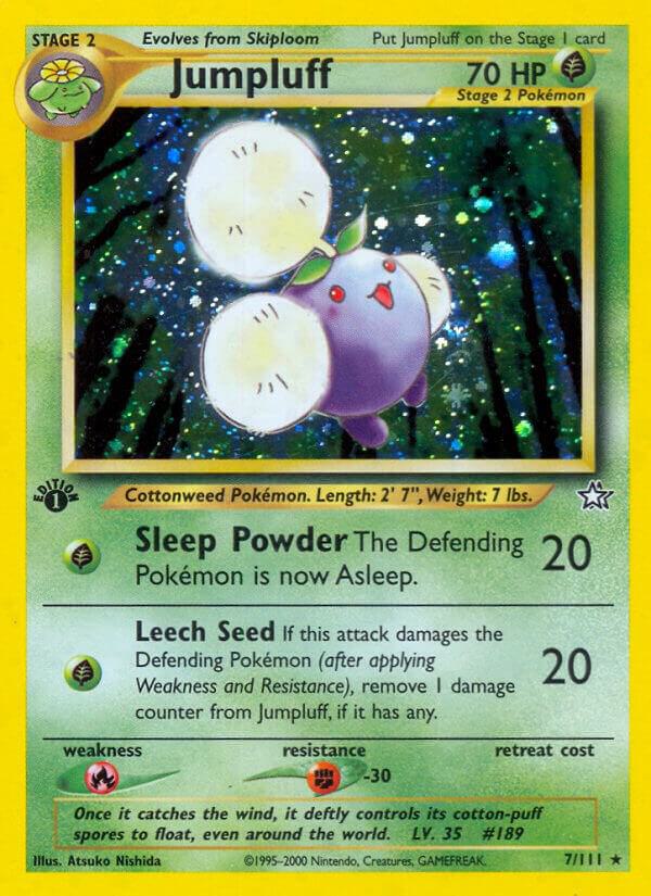 Jumpluff 007/111 (Neo Genesis)  - 1st Edition Holofoil