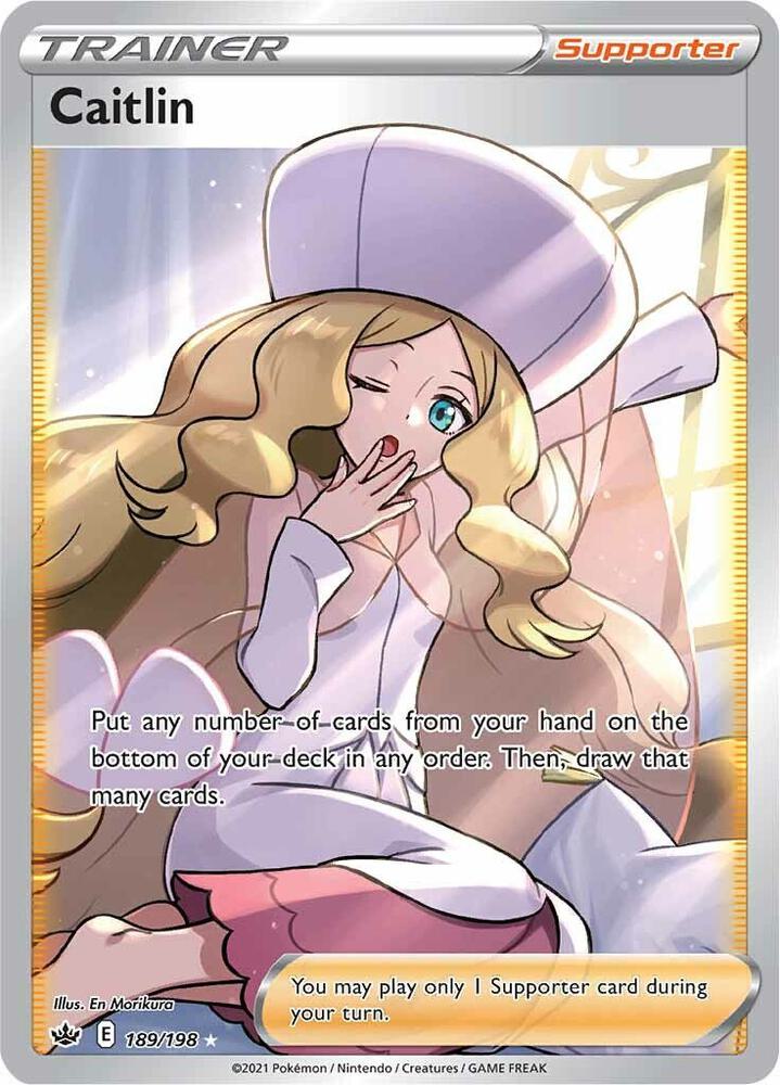 Caitlin 189/198 (SWSH06: Chilling Reign)  - Holofoil