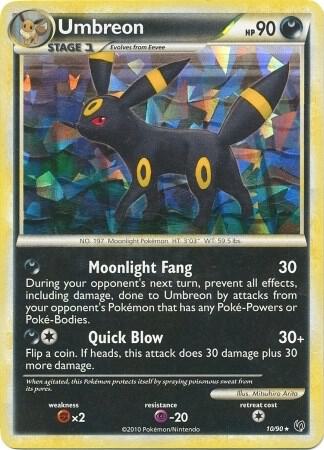 Umbreon 010/090 (Deck Exclusives)  - Cracked Ice Holofoil
